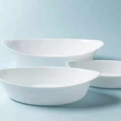KSP Opal 'Oval' Glass Bakeware Large (White)