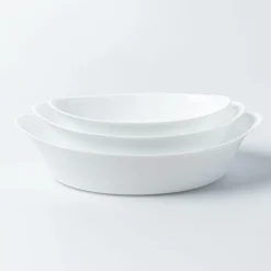 KSP Opal 'Oval' Glass Bakeware Medium (White)