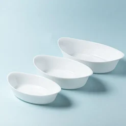 KSP Opal 'Oval' Glass Bakeware Medium (White)