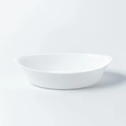 KSP Opal 'Oval' Glass Bakeware Medium (White)