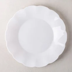 KSP Opal 'Petal' Glass Dinner Plate