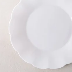 KSP Opal 'Petal' Glass Dinner Plate