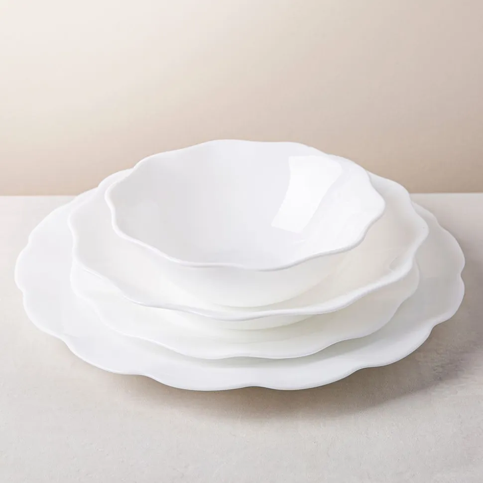 KSP Opal 'Petal' Glass Platter