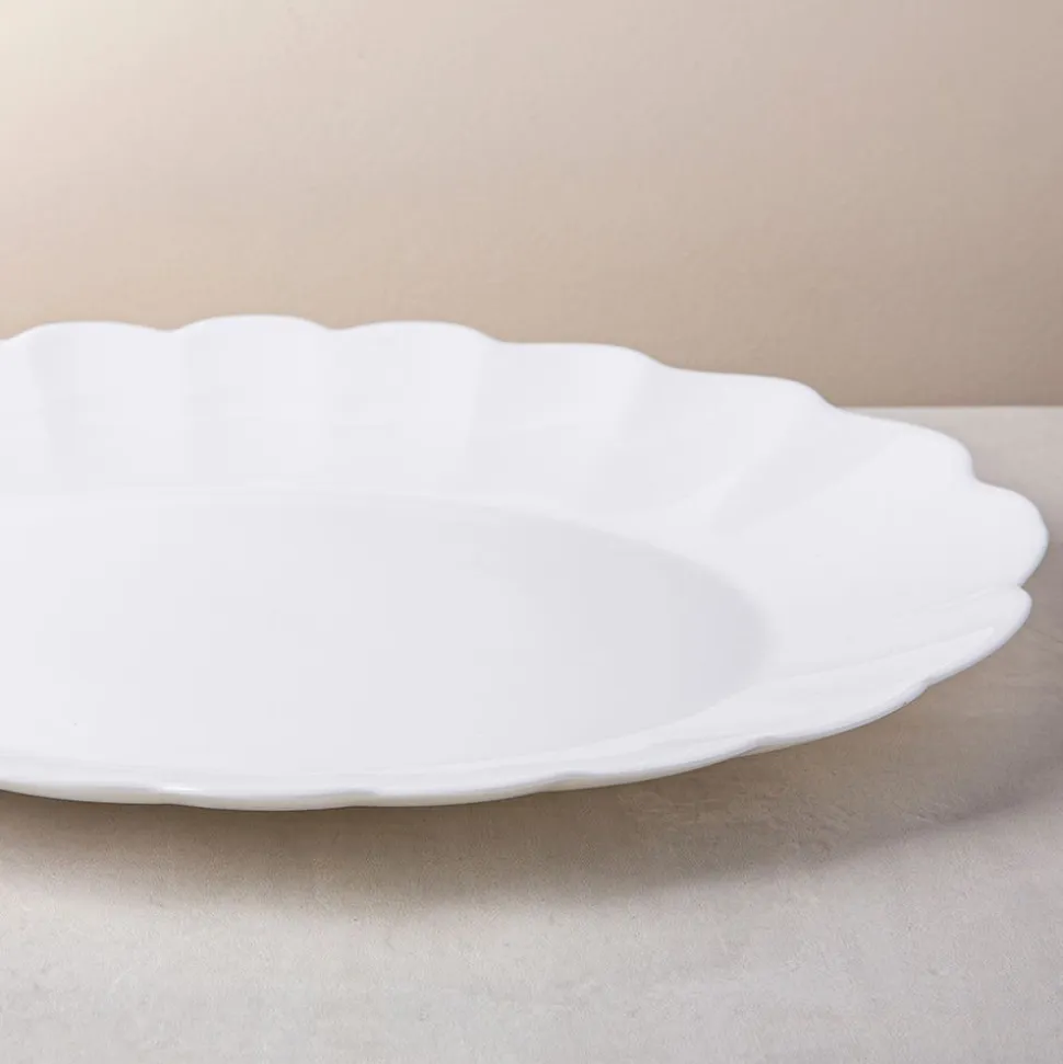 KSP Opal 'Petal' Glass Platter