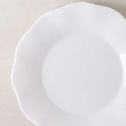KSP Opal 'Petal' Glass Side Plate 8"