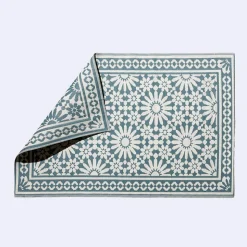 KSP Outdoor 'Caspia' All Season Mat 6' x 9' (Ivory/Grey)