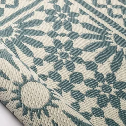 KSP Outdoor 'Caspia' All Season Mat 6' x 9' (Ivory/Grey)