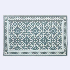 KSP Outdoor 'Caspia' All Season Mat 6' x 9' (Ivory/Grey)