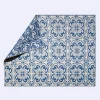 KSP Outdoor 'Mykonos' All Season Mat 9' x 12' (Blue/White)