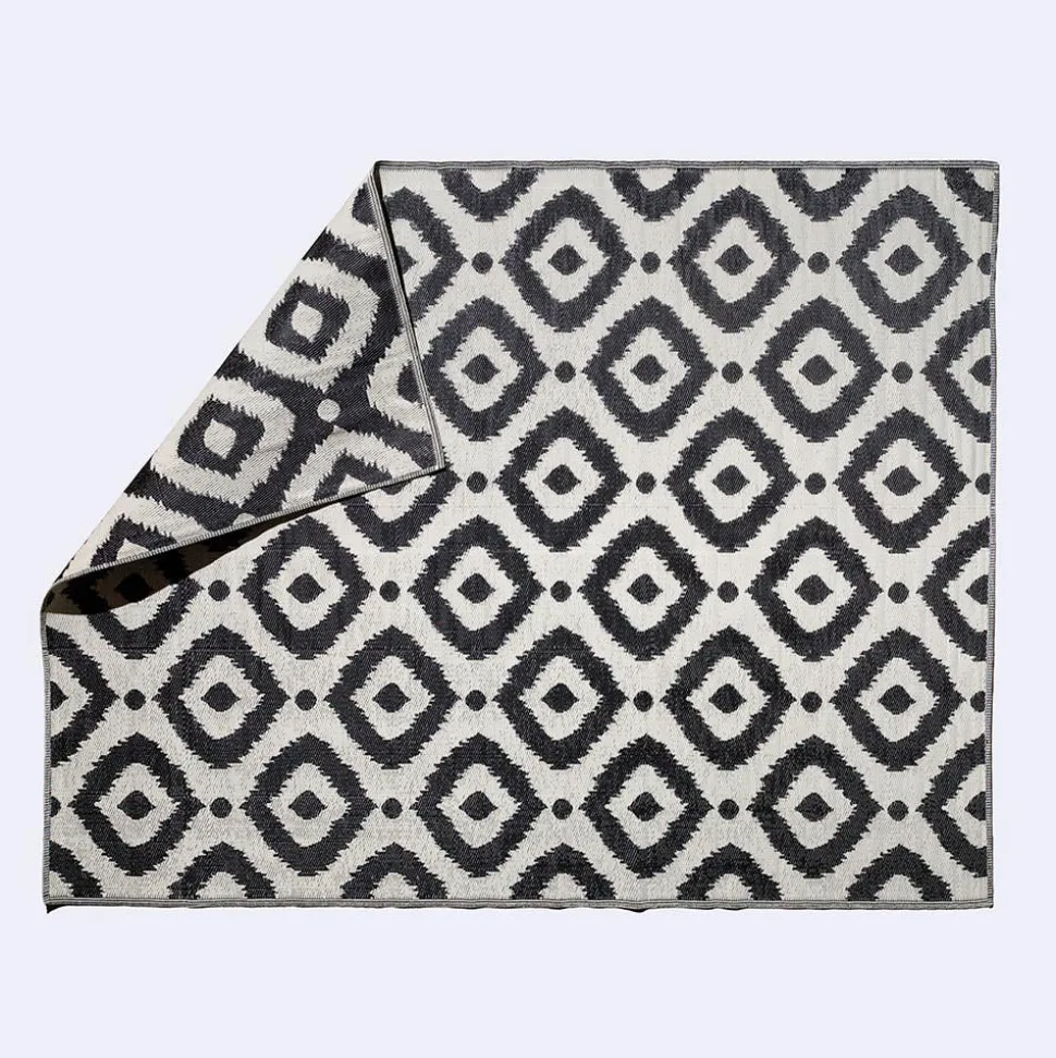 KSP Outdoor 'Selos' All Season Mat 9' x 12' (Ivory/Black)