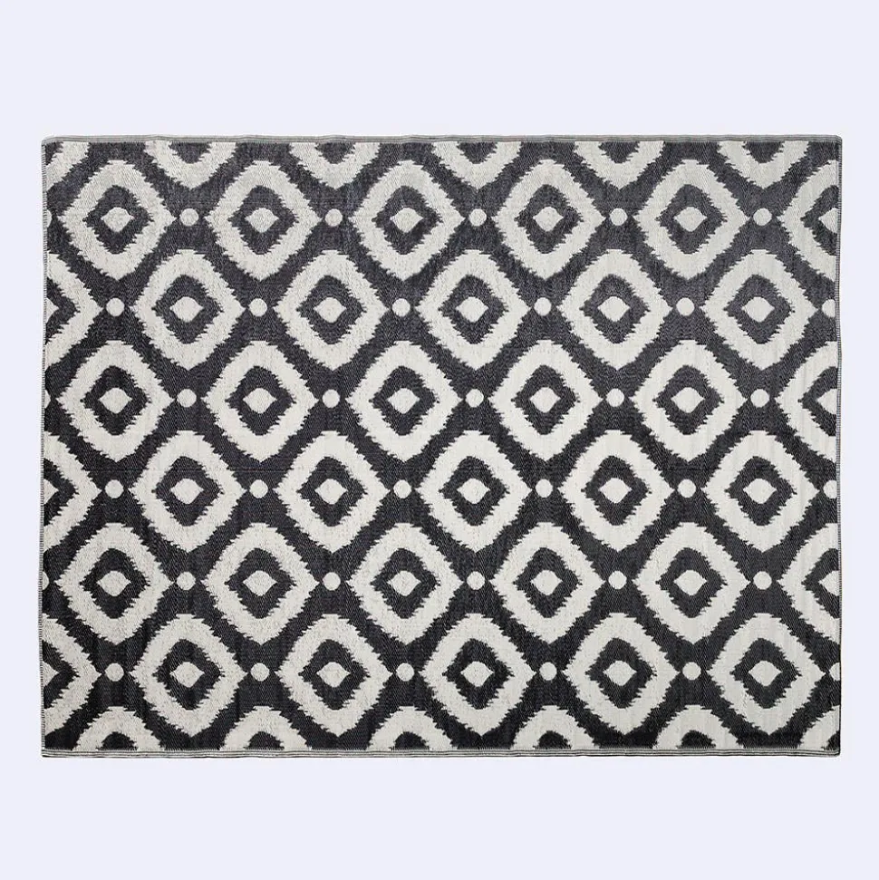 KSP Outdoor 'Selos' All Season Mat 9' x 12' (Ivory/Black)