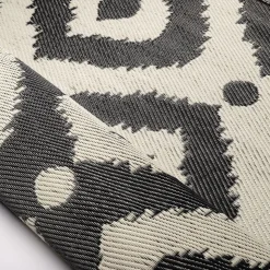 KSP Outdoor 'Selos' All Season Mat 9' x 12' (Ivory/Black)