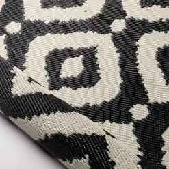 KSP Outdoor 'Selos' All Season Mat 6' x 9' (Ivory/Black)