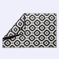 KSP Outdoor 'Selos' All Season Mat 6' x 9' (Ivory/Black)