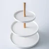 KSP Parisian 3-Tier Porcelain Serving Dish (White)