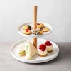 KSP Parisian 2-Tier Porcelain Serving Dish (White)