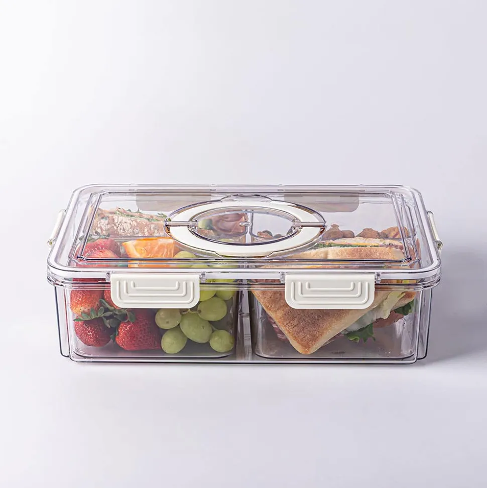 KSP Parkside '4-Section' Food Storage Container (White)