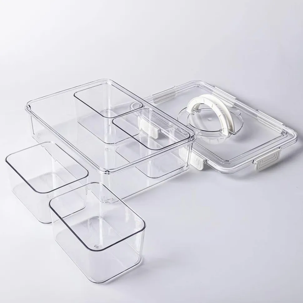 KSP Parkside '4-Section' Food Storage Container (White)