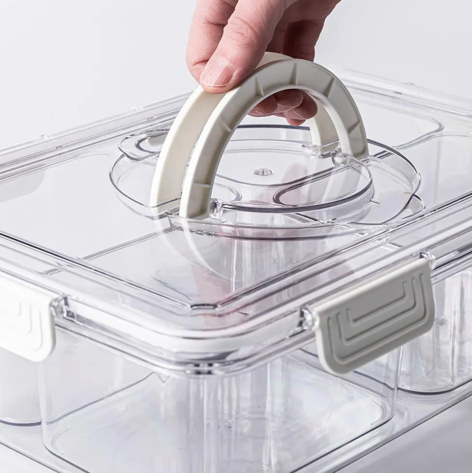 KSP Parkside '4-Section' Food Storage Container (White)