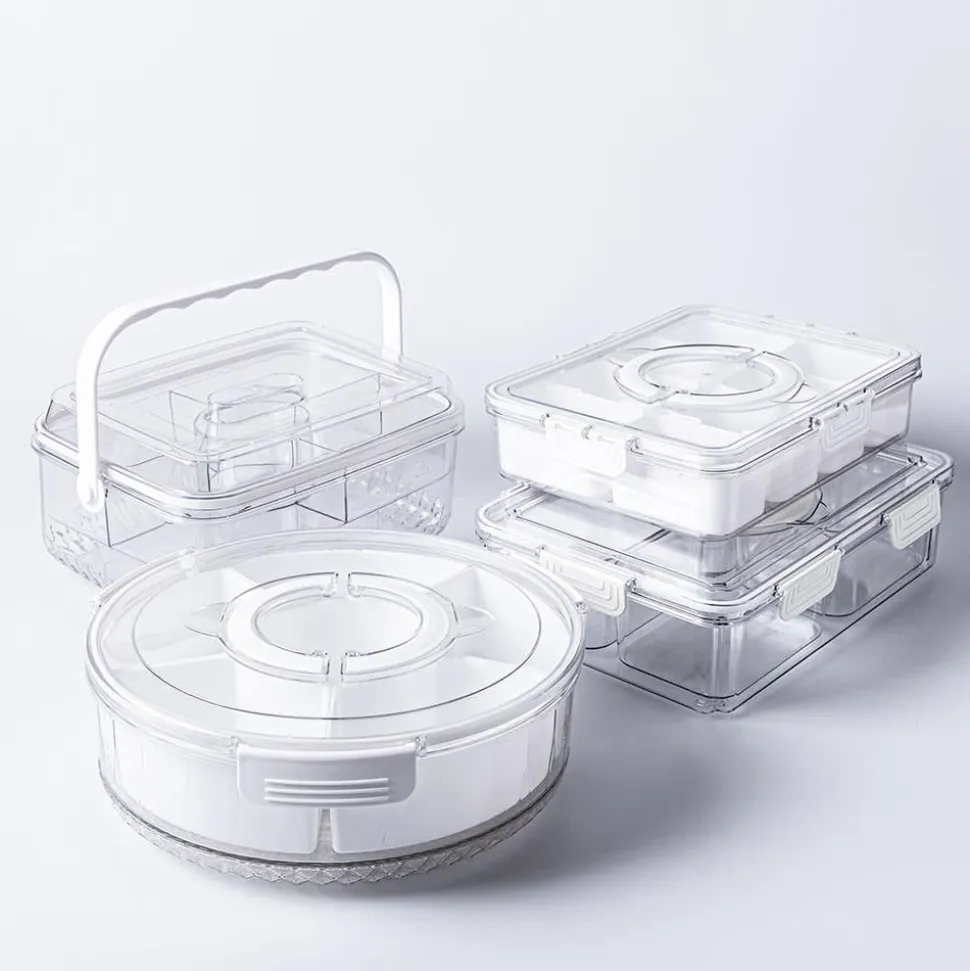 KSP Parkside '4-Section' Food Storage Container (White)