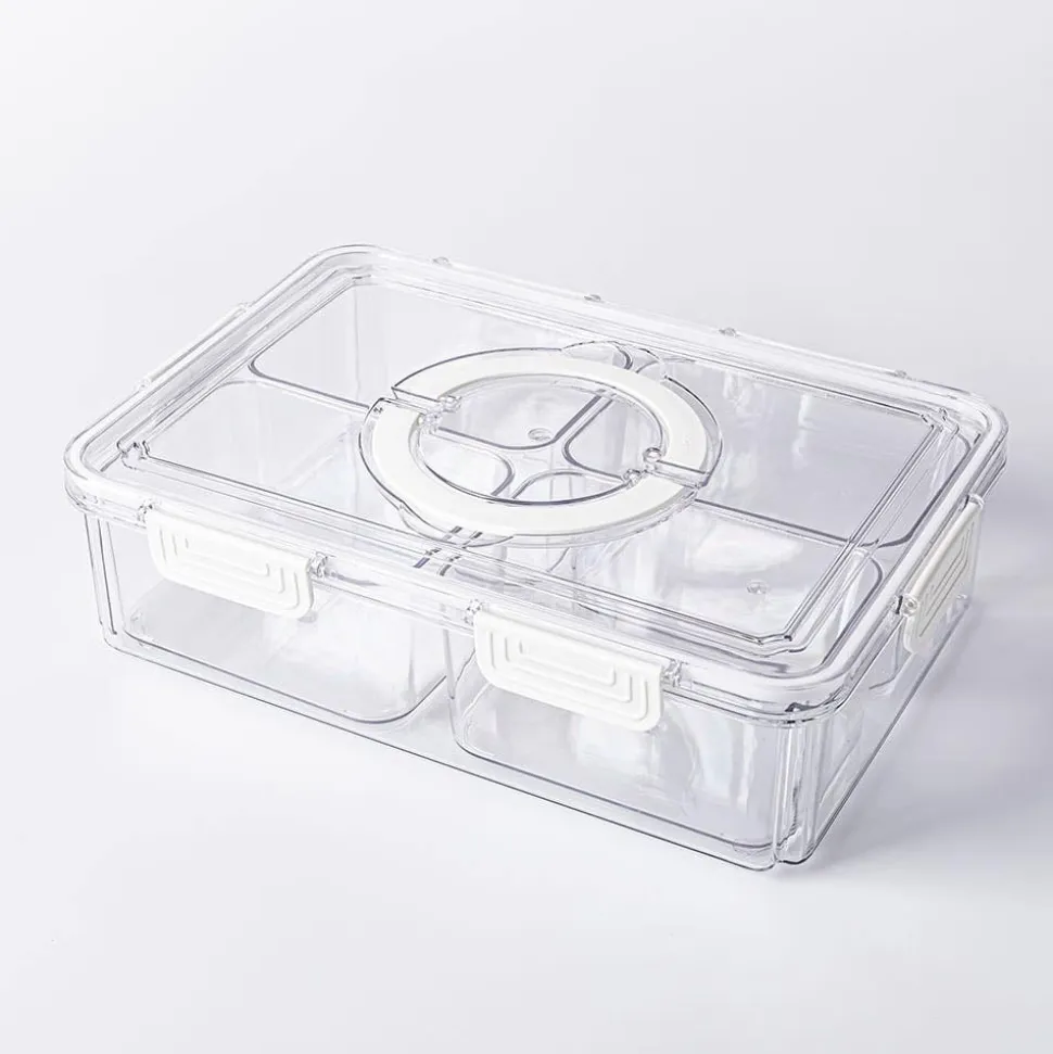 KSP Parkside '4-Section' Food Storage Container (White)