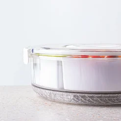 KSP Parkside '6-Section' Round Food Storage Container (White)