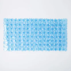 KSP Pebble Spa Pvc Non-Slip Suction Tubmat (Blue)