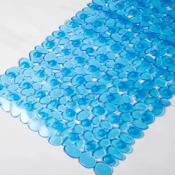 KSP Pebble Spa Pvc Non-Slip Suction Tubmat (Blue)