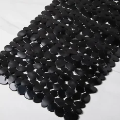 KSP Pebble Spa Pvc Non-Slip Suction Tubmat (Black)