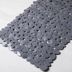 KSP Pebble Spa Pvc Non-Slip Suction Tubmat (Grey)