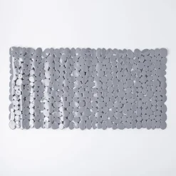 KSP Pebble Spa Pvc Non-Slip Suction Tubmat (Grey)