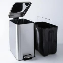KSP Pedal 'Fingerprint-Proof' Soft-Close Garbage Can (20L)