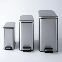 KSP Pedal 'Fingerprint-Proof' Soft-Close Garbage Can (12L)