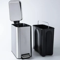 KSP Pedal 'Fingerprint-Proof' Soft-Close Garbage Can (12L)