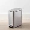 KSP Pedal 'Fingerprint-Proof' Soft-Close Garbage Can (5L) S/S Brushed