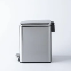 KSP Pedal 'Fingerprint-Proof' Soft-Close Garbage Can (5L) S/S Brushed