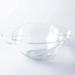 KSP Perch Chip and Dip Serving Bowl - Set of 3 (Clear)