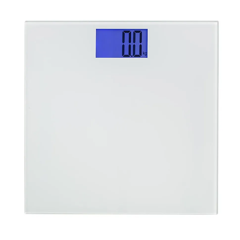 KSP Personal Glass Digital Bathroom Scale (White)