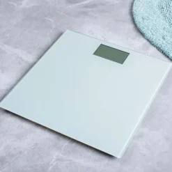 KSP Personal Glass Digital Bathroom Scale (White)