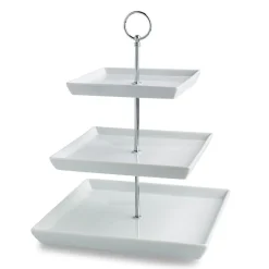 KSP Plateau 3-Tier Serving Platter (White)