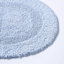 KSP Plush Oval Cotton Bathmat Reversible (Lavender)
