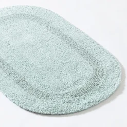 KSP Plush Oval Cotton Reversible Bathmat 18x28