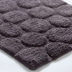 KSP Plush Pebble Anti-Skid Cotton Bathmat 20x32