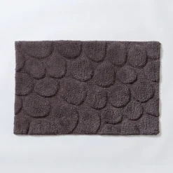 KSP Plush Pebble Anti-Skid Cotton Bathmat 20x32