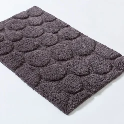 KSP Plush Pebble Anti-Skid Cotton Bathmat 20x32
