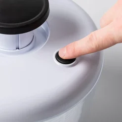KSP Pop-Spin Salad Spinner (Black/White)