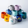 KSP Porcelain Hug Mug 'Rainbow' 20oz.