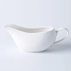 KSP Pour Porcelain Gravy Boat (White)