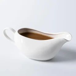 KSP Pour Porcelain Gravy Boat (White)