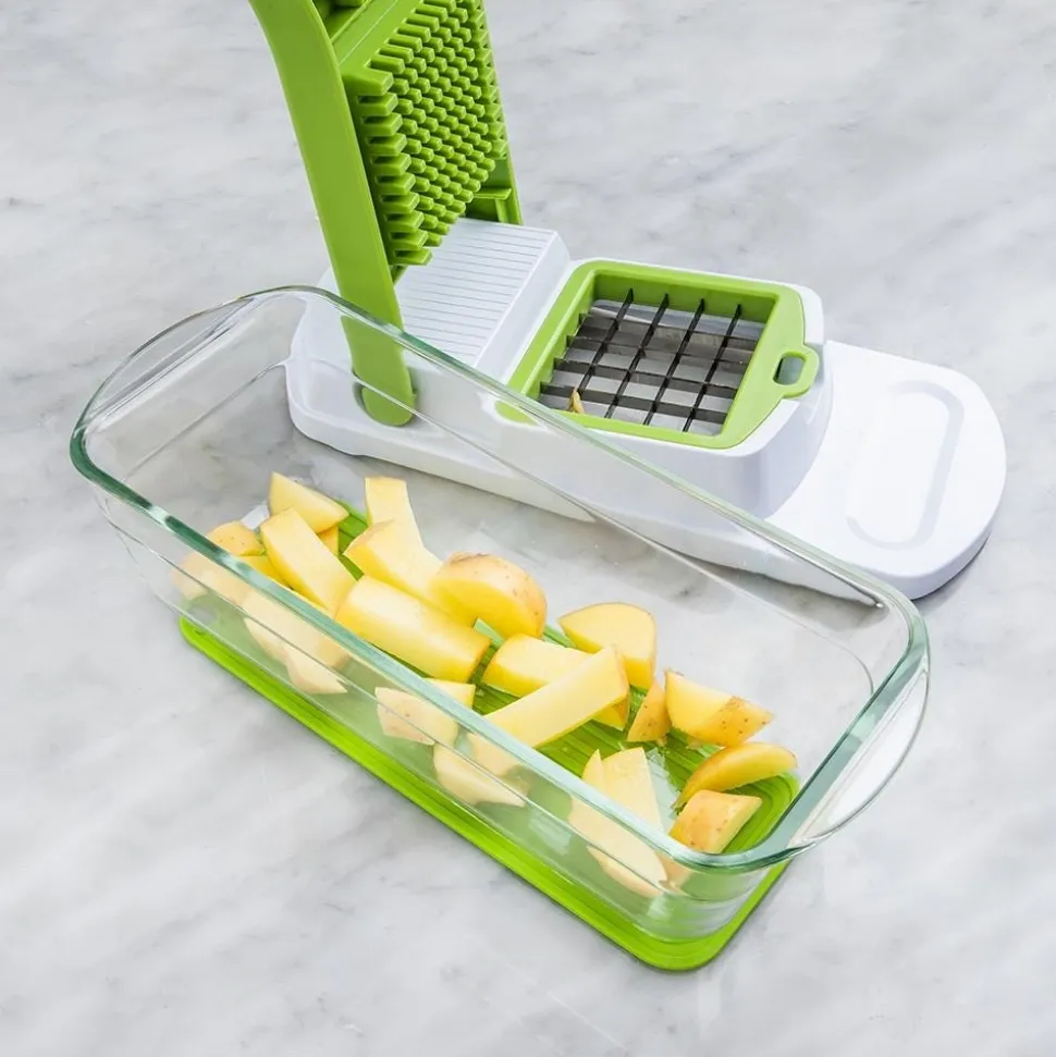 KSP Pro Chef 'All-In-1' Mandoline-Chopper S/10 (Green)